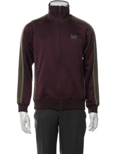Pre-owned Needles Windbreaker In Burgundy