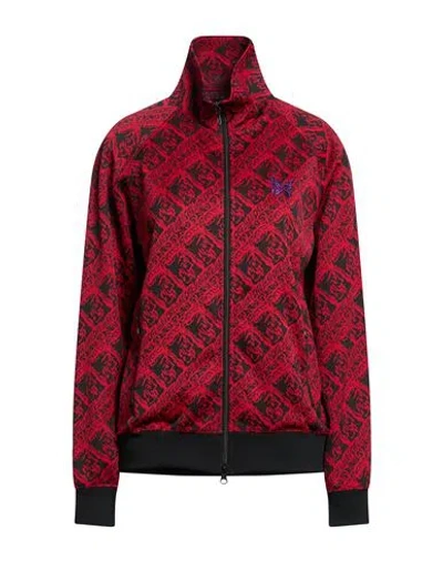 Needles Woman Sweatshirt Red Size M Polyester