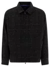 Needles Wool Jacket With Elastic Hem And Side Pockets In Black