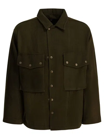 NEEDLES NEEDLES WOOL OVERSHIRT JACKET
