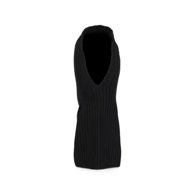 Needles Wool Ribbed-knit Balaclava In Black