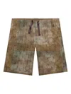 Needles W.u. Printed Shorts In Brown
