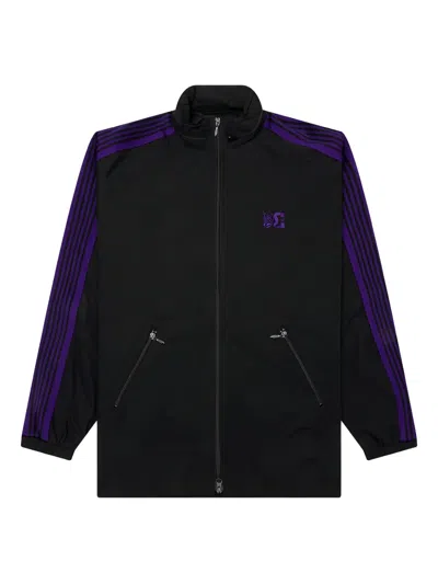 Needles X Dc Shoes Stripe-detail Track Jacket In Black