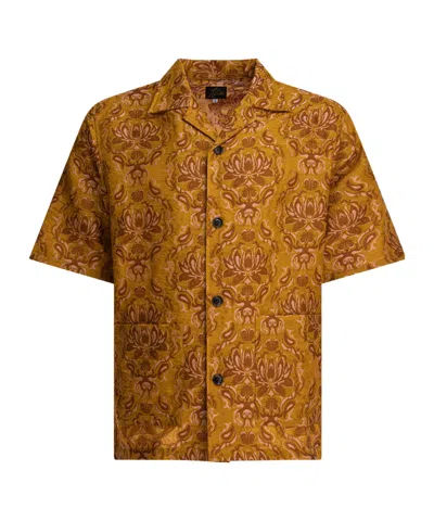 NEEDLES FLORAL-DAMASK SHIRT