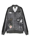 Needles X Midnight Studios Denim Track Jacket In Black