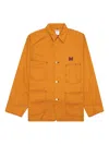 Needles X Smith's Butterfly-embroidered Jacket In Orange