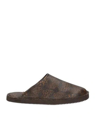 Needles X Suicoke Man Mules & Clogs Dark Brown Size 9 Rubber, Pvc - Polyvinyl Chloride