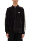 Needles Rib Collar Track Jacket In Black