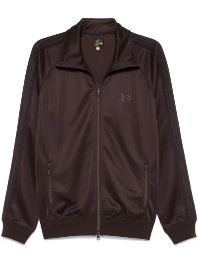 Needles Zip-up Sweatshirt In Brown