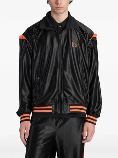 Needles Zip-up Bomber Jacket In Black