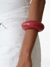 Neeka Studios Big Bangle Bracelet In Red