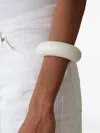 Neeka Studios Big Bangle Bracelet In White