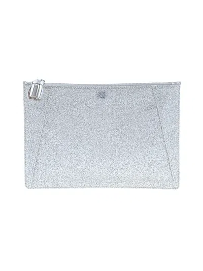 Pre-owned Neely & Chloe Clutch In Silver