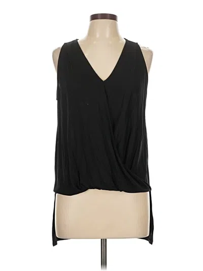 Pre-owned Neely Sleeveless Blouse In Black