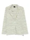 Neera 20.52 Knit Jacket In Silver