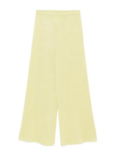 Neera 20.52 Knit Trousers In Yellow
