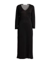 Neera 20.52 Woman Maxi Dress Black Size 8 Viscose, Nylon, Lurex In Black