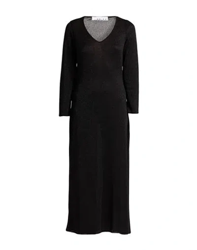 Neera 20.52 Woman Maxi Dress Black Size 8 Viscose, Nylon, Lurex