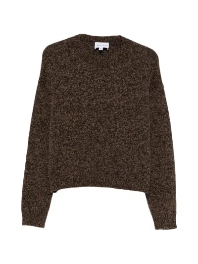 Neera 20.52 Zip Sweater In Brown