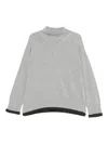 Neera High-neck Sweater In Gray