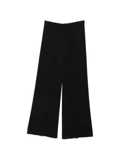 Neera Knitted Trousers In Black