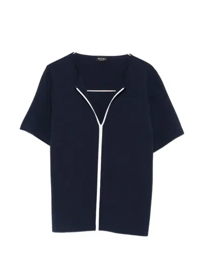 Neera V-neck T-shirt In Blue