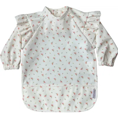 Neferland Babies'  Low-pocket Ruffle Long Sleeve Bib Smock