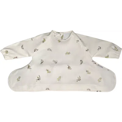 Neferland Kids'  Nefertie Coverall 2.0 Longsleeve Bib In Zaytoun Olives 6-24 Months