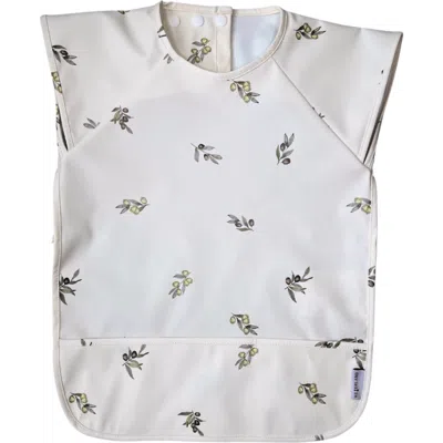 Neferland Kids'  Premium Classic High-pocket Short Sleeve Bib Smock In Green