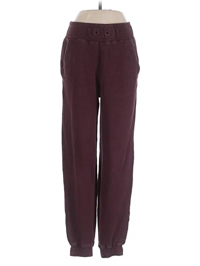 Pre-owned Negative Casual Pants In Burgundy