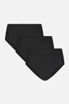Negative Cloud Cotton High Brief In Black (pack)
