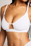 Negative Cloud Cotton Nursing Bra In White