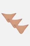 Negative Cloud Cotton String Bikini In Buff (pack) In Neutral