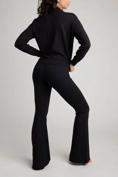 Negative Club Flare Pant In Black