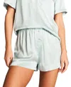 Negative Eclipse Washable Silk Boxer In Mist In Blue