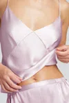 Negative Eclipse Washable Silk Cami In Lilac In Purple