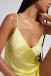 Negative Eclipse Washable Silk Cami In Sunshine In Yellow
