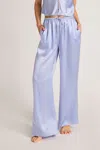 Negative Eclipse Washable Silk Drawstring Pant In Muse In Purple