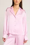 Negative Eclipse Washable Silk Shirt In Babe In Pink