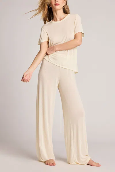 Negative Fino Featherweight Cashmere Track Pant In Cream In Neutral