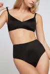 Negative Sieve Non-wire Bra In Black