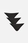Negative Glacé String Bikini In Black (pack)