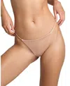 Negative Glace String Thong In Neutral