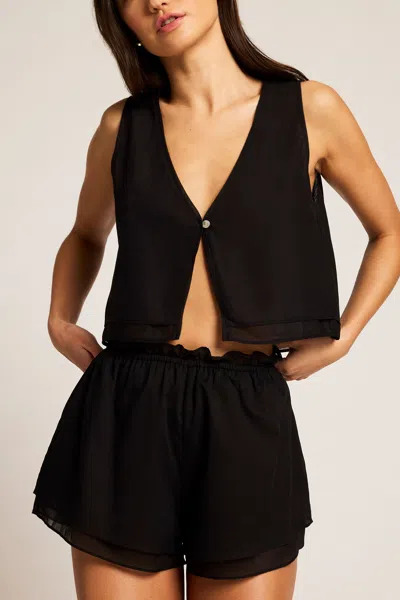 Negative Island Play Top In Black
