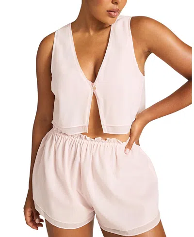 Negative Island Play Top In Pink