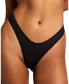 Negative Sieve Dipped Thong In Black