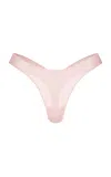 Negative Whipped Mini Robe In Shell In Pink