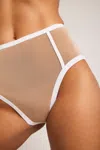 Negative Sieve High Brief In Buff + White In Neutral