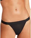 Negative Sieve Thong In Black