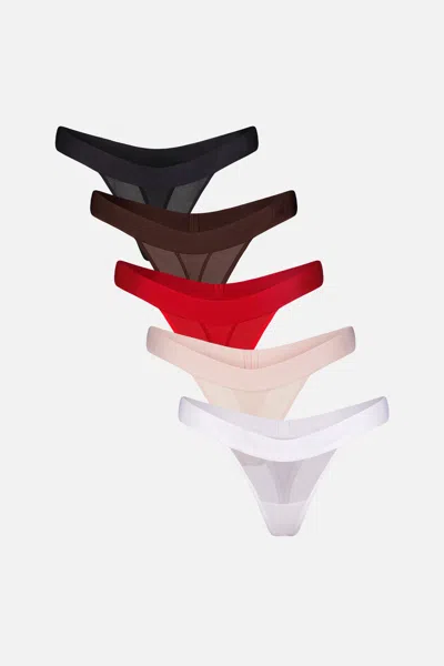 Negative Sieve Thong In Sweet (pack) In Multi
